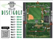 Aurora Disc Golf Course Map
